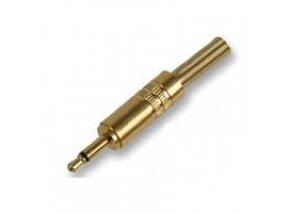 Egitana Ficha Jack 3.5 Macho Mono E Protetor Dourado Egitana Ficha Jack 3.5 Macho Mono E Protetor Dourado